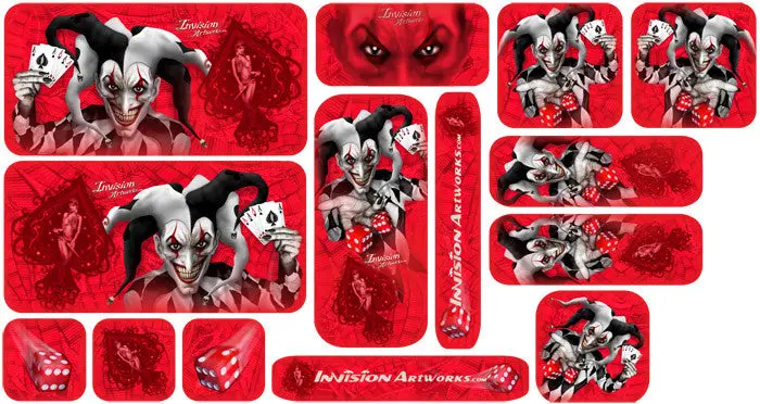Joker-Themed Universal Sticker Pack