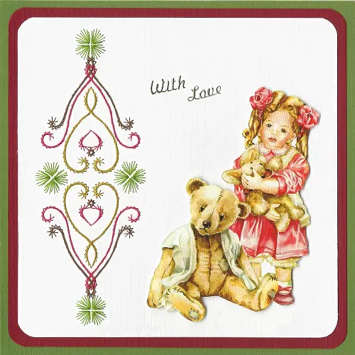 Kc Embroidery Pattern - Heart Border Design 1