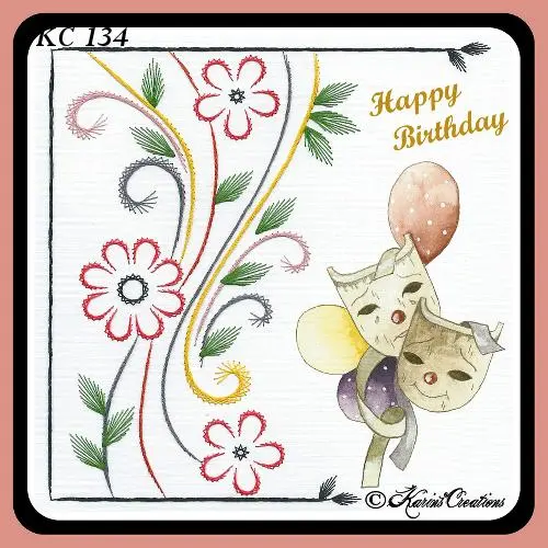 Kc Embroidery Pattern - Flourish With Flowers 1