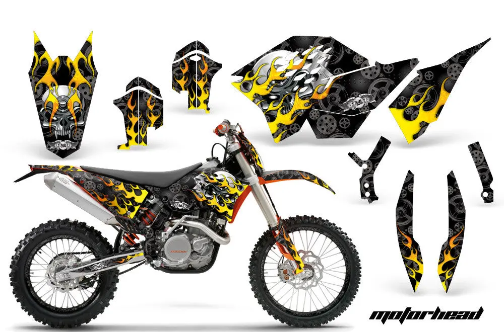 Ktm Xcw-125, Xcw-250, Xcw-300, Xcw-450, Xcw-530 Graphics (2008-2010) - Kit C5 1
