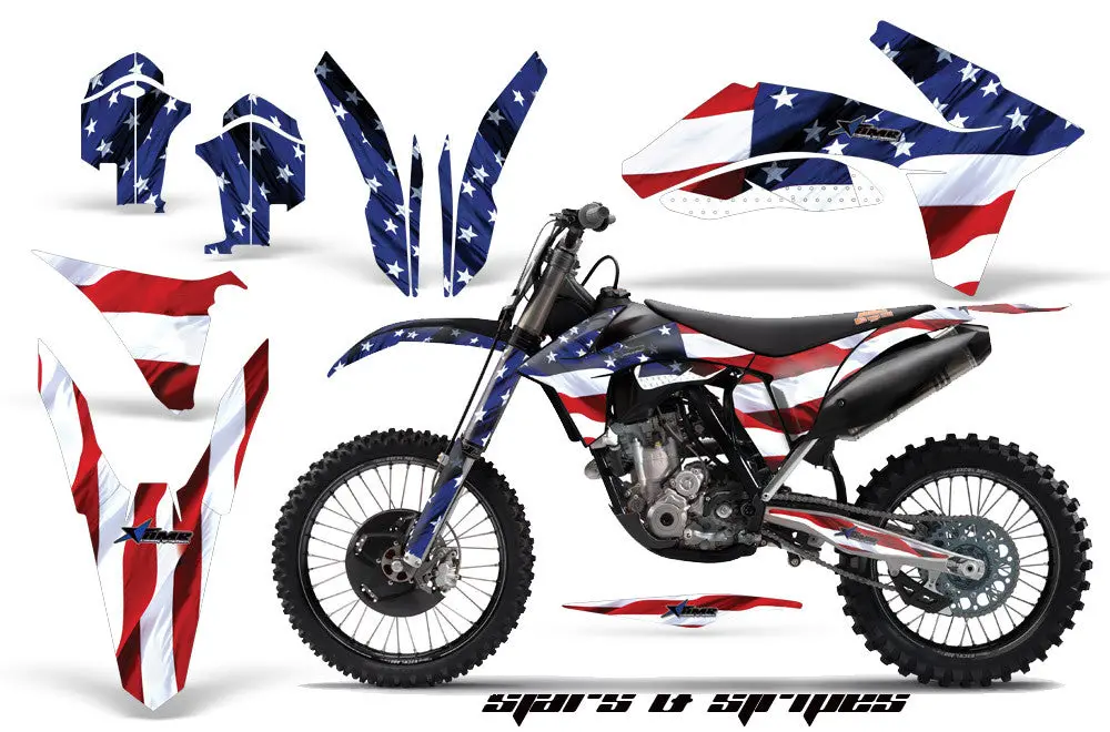 Ktm Sx-F 250 & Sx-F 450 Graphics (2011-12) Kit C7 1