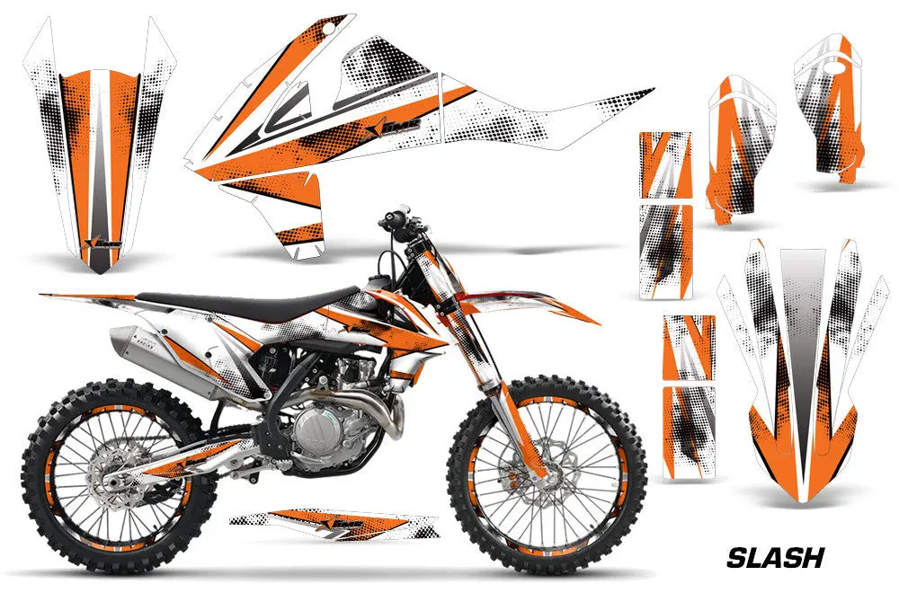 Ktm Sx/Sx-F/Xc-F 125/250/350/450 Dirt Bike Graphic Kit (C10) (2016-2018) 1