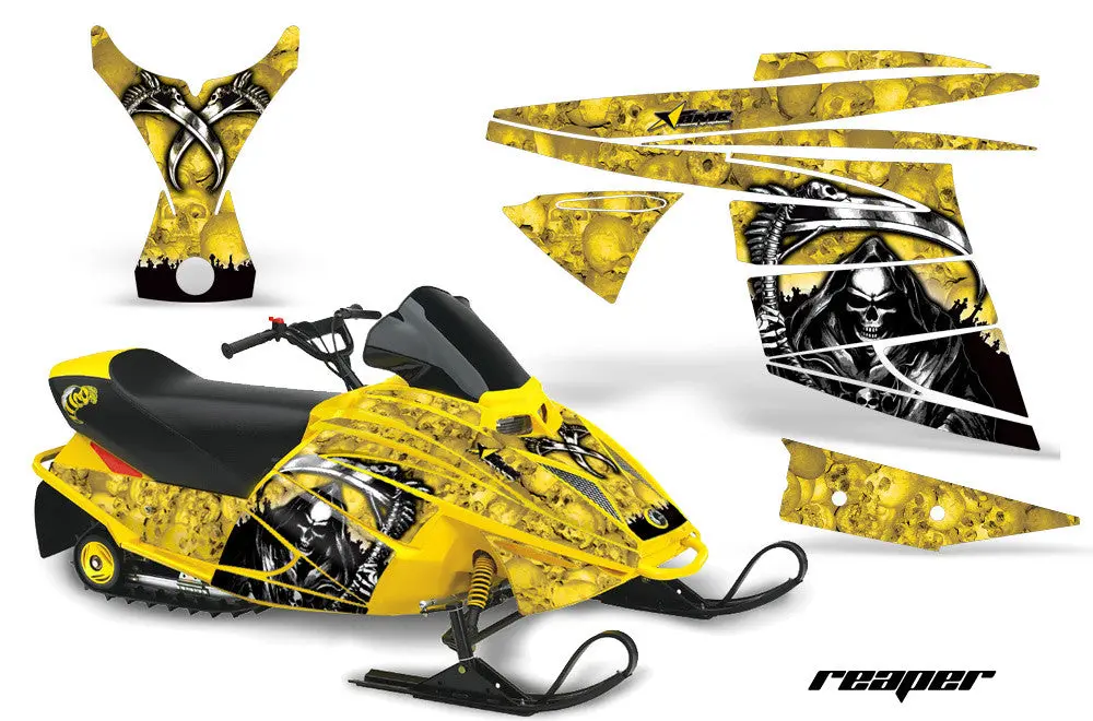 Ski Doo Mini Z Sled Graphic Wrap Kit (2003-2008) 1