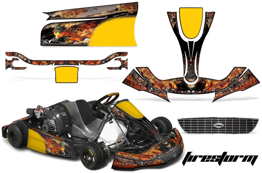 Righetti Ridolfi Rr Xtr14 Body   - Kart Graphic Decal Kit 1
