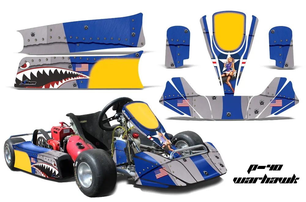 Paul Tracy Ptk Cadet - Kart Graphic Decal Kit 1