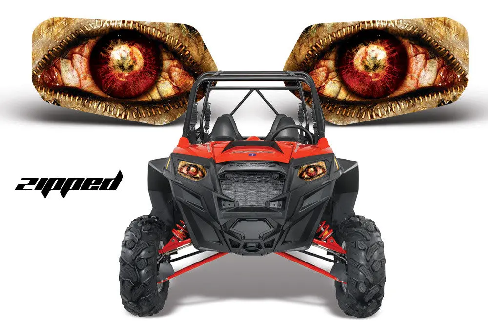 Polaris Rzr 170/570/800/900 2008-2014 Headlight Graphics 7