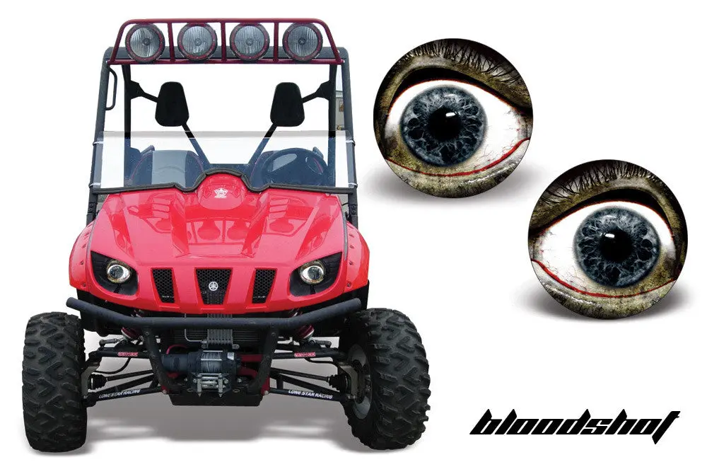Yamaha Rhino Headlight Graphics 1