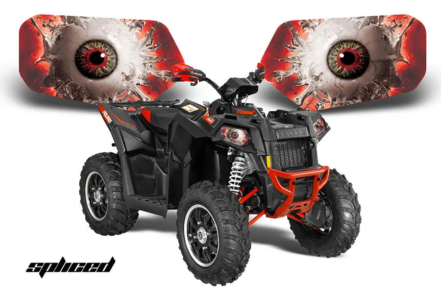 Polaris Scrambler Headlight Graphics 2010-12 6