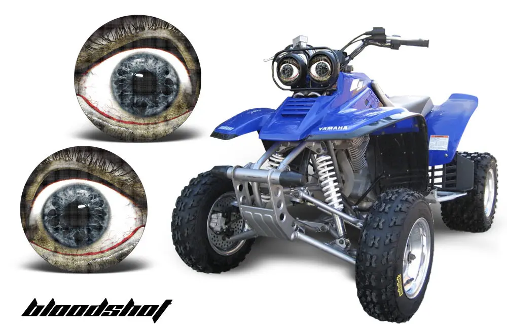 Yamaha Warrior 350 Headlight Graphics 1