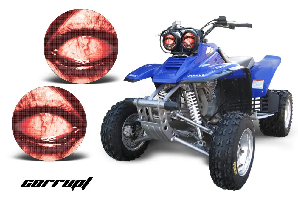 Yamaha Warrior 350 Headlight Graphics 2