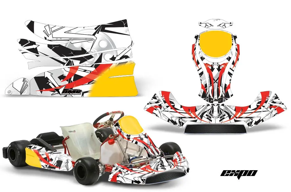 Kg Freeline Birel Cadet - Kart Graphic Decal Kit 1