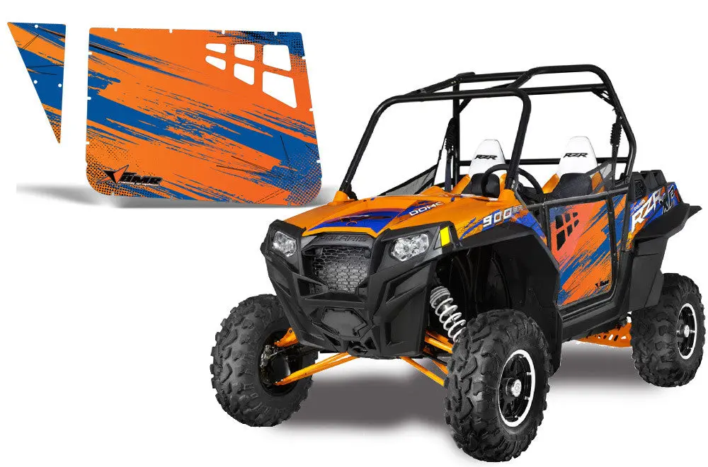 Custom Two-Door Decal Set for Polaris RZR 900, 800, and 570 UTVs