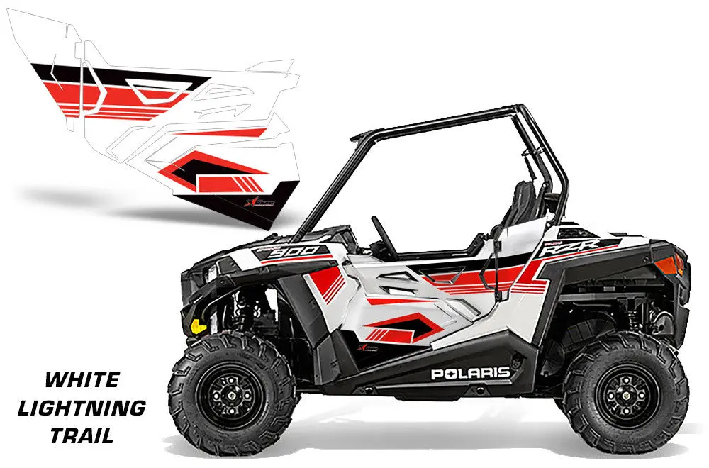 Polaris Rzr 900 Trail Upper & Lower Door Insert Oem Graphics (2015+) 1