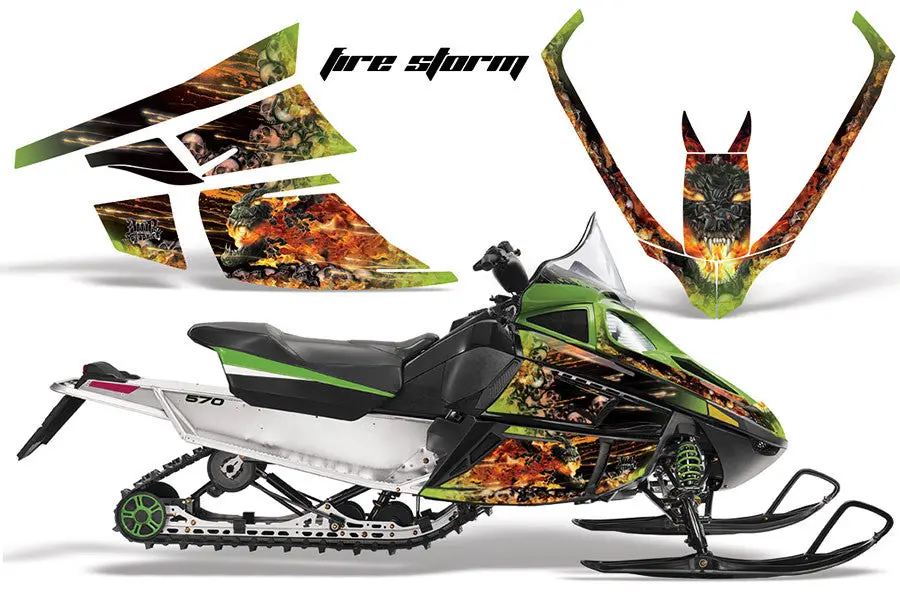 Arctic Cat F (Z1) Series Non Turbo Bearcat 2000 Lynx Sled Snowmobile Graphics Kit 1