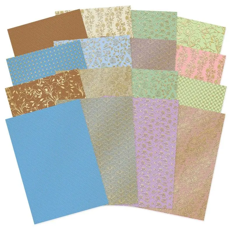 Cottage Garden Adorable Scorable Foiled Cardstock 1