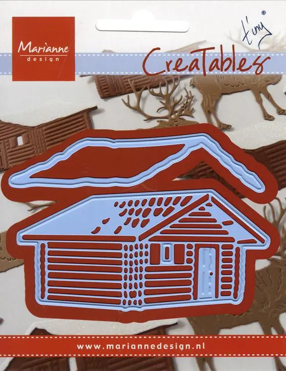 Marianne Design: Creatables Dies - Tiny's Log Cabin Die 1