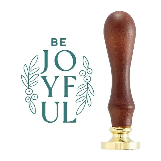 Be Joyful Wax Seal Stamp From De-Light-Ful Collection By Yana Smakula 1