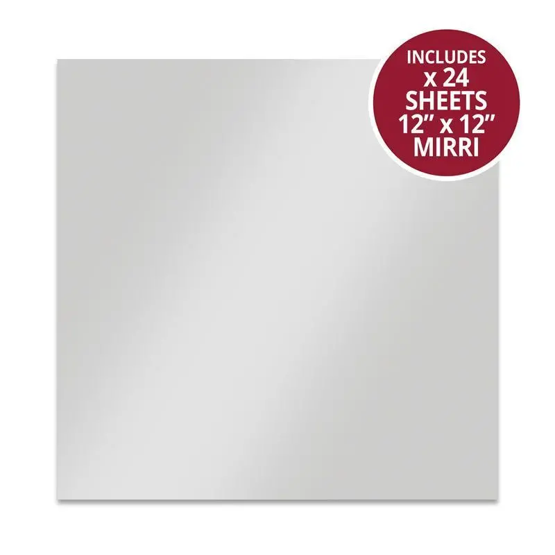 Mirri Card - 12" X 12" Stunning Silver 1