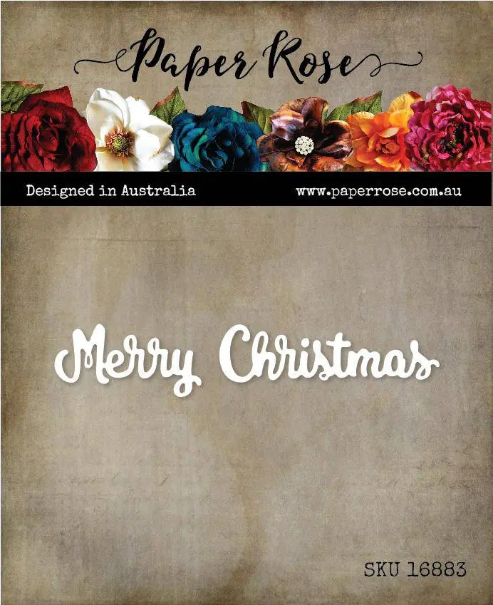 Merry Christmas Small Metal Cutting Die 16883 1