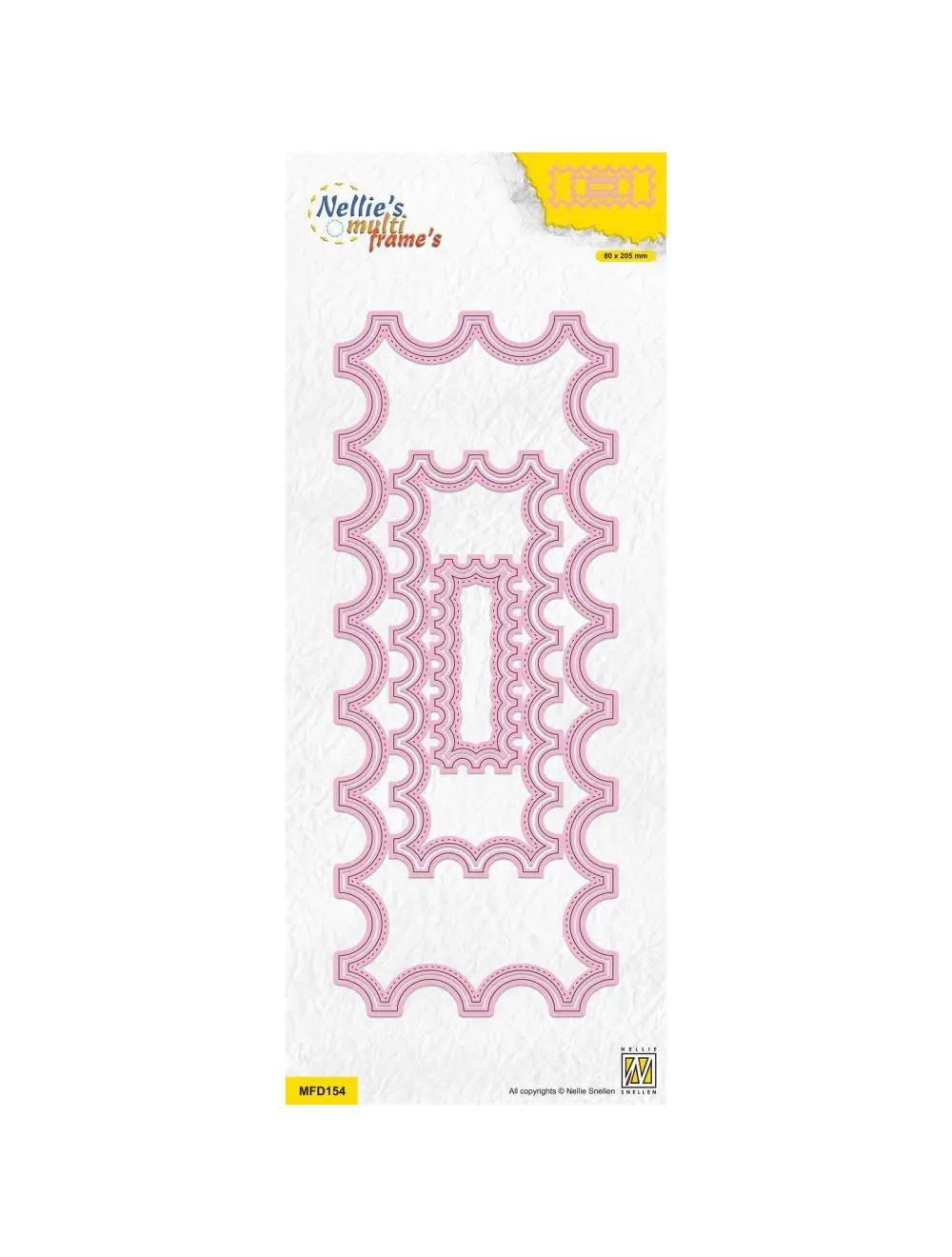 Nellie Snellen • Multi Frame Die Slimline Rectangle 3Pieces 1