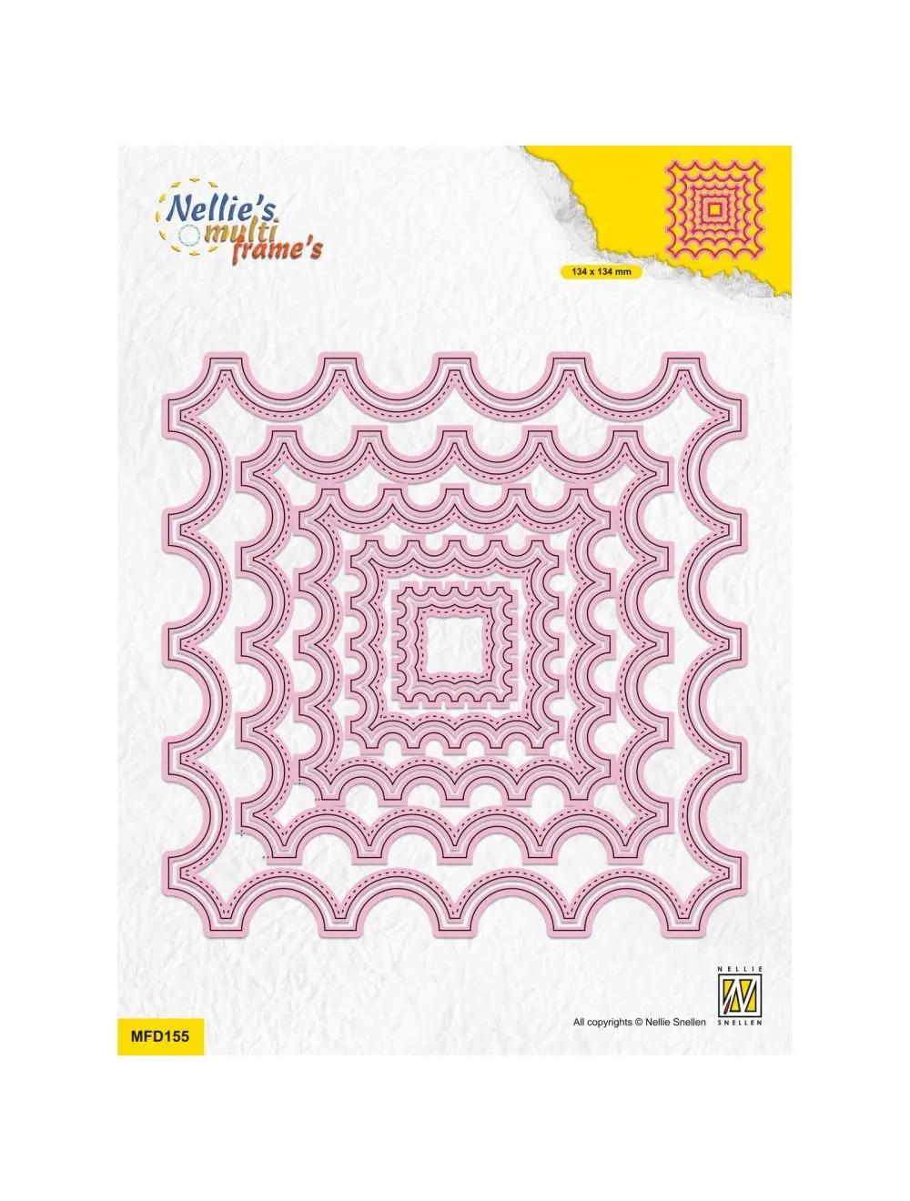 Nellie Snellen • Multi Frame Die Square 5Pieces 1