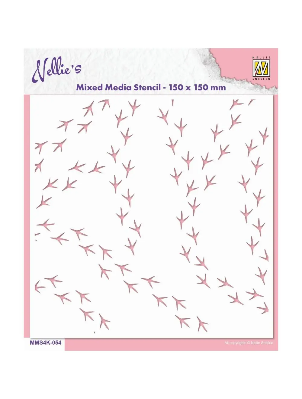 Nellie's Choice - Stencil Birdfeet 1