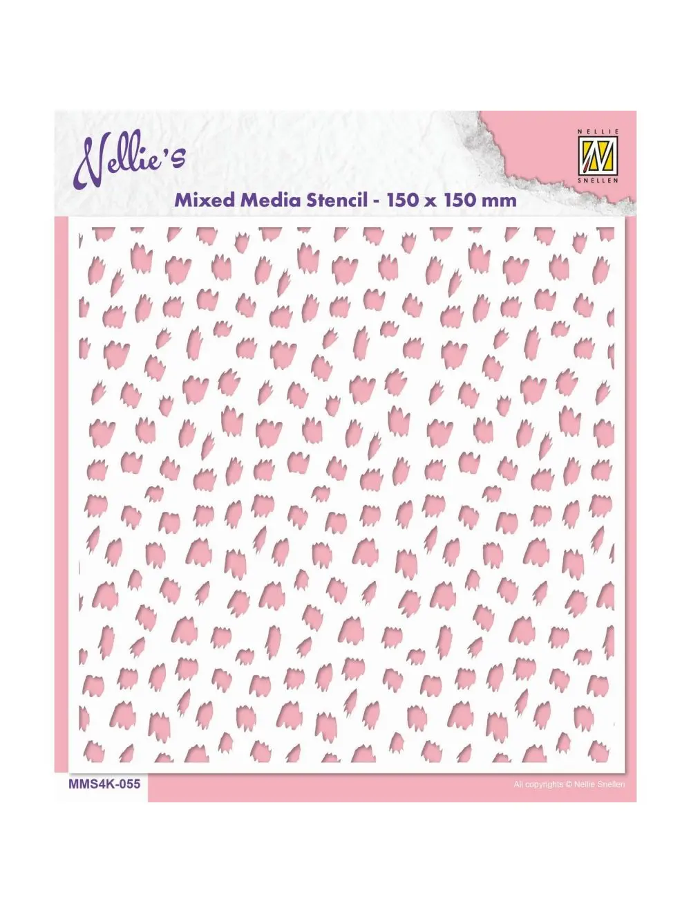Nellie's Choice - Stencil Cheetah 1