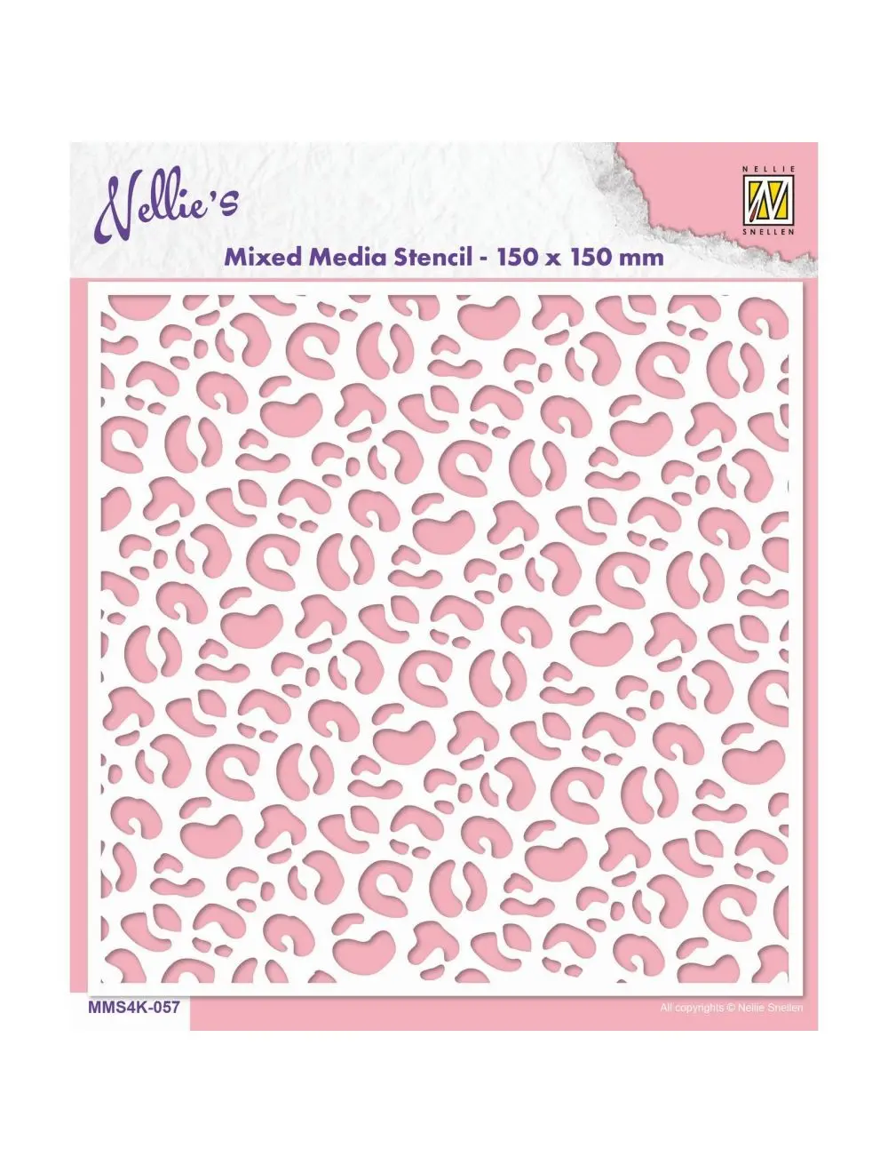 Nellie's Choice - Stencil Leopard 1