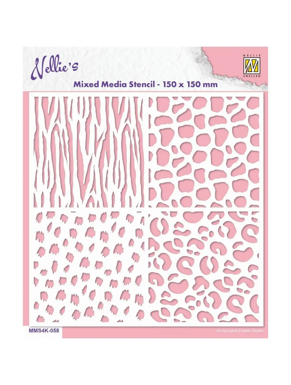 Nellie's Choice - Stencil Animal Prints 1
