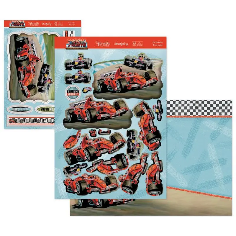On The Move Deco-Large Set - Go Flat Out 1