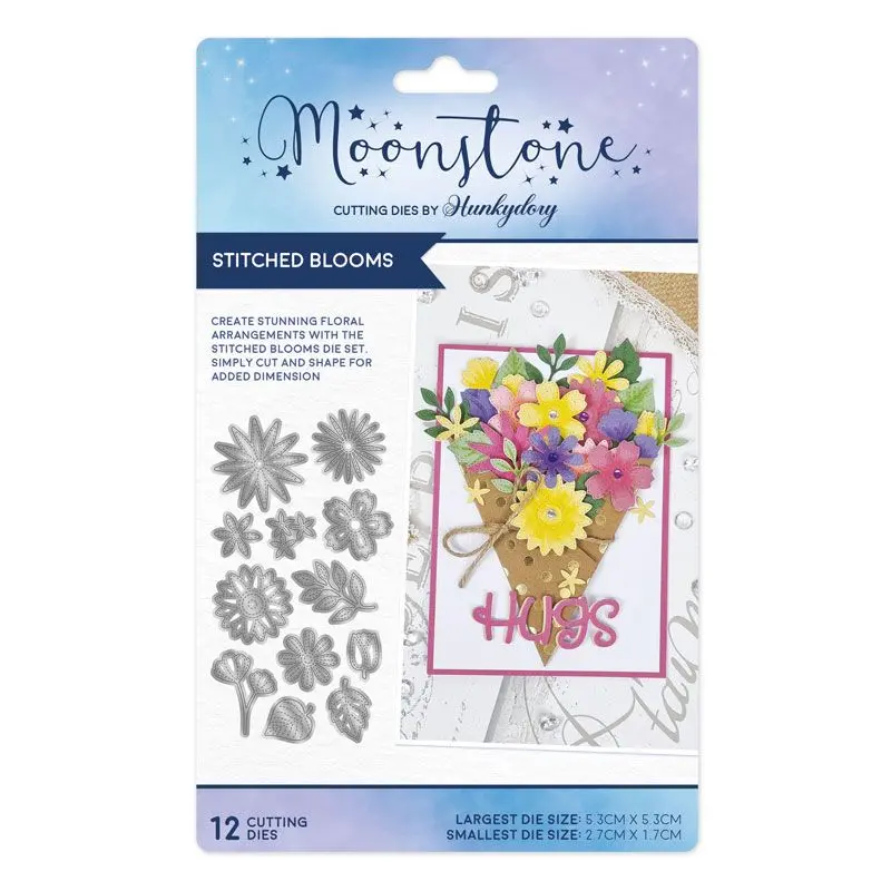 Moonstone Dies - Stitched Blooms 1