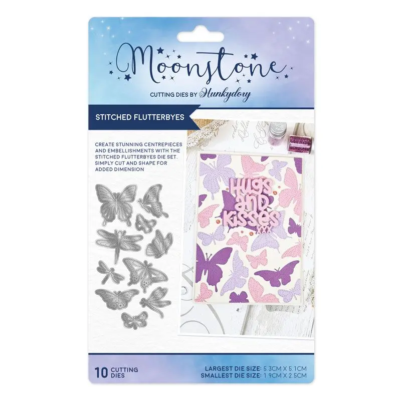 Moonstone Dies - Stitched Flutterbyes 1