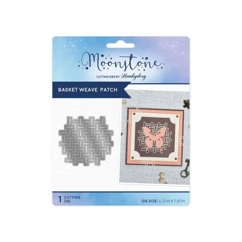 Moonstone Dies - Basket Weave Patch 1