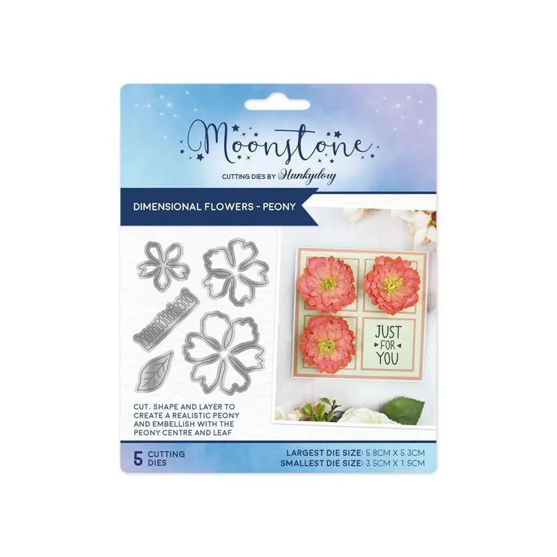 Moonstone Dies - Dimensional Flowers - Peony 1