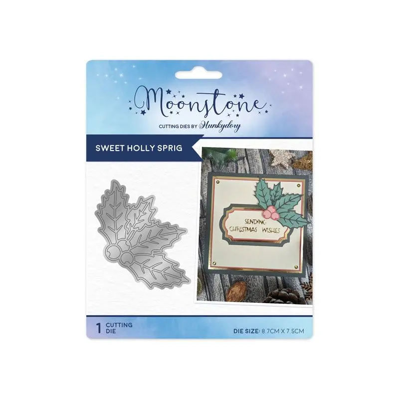 Moonstone Dies - Sweet Holly Sprig 1