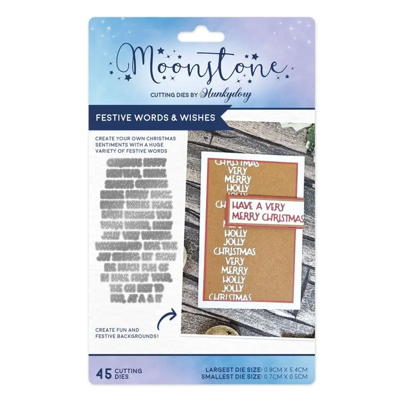 Moonstone Dies - Festive Words & Wishes 1