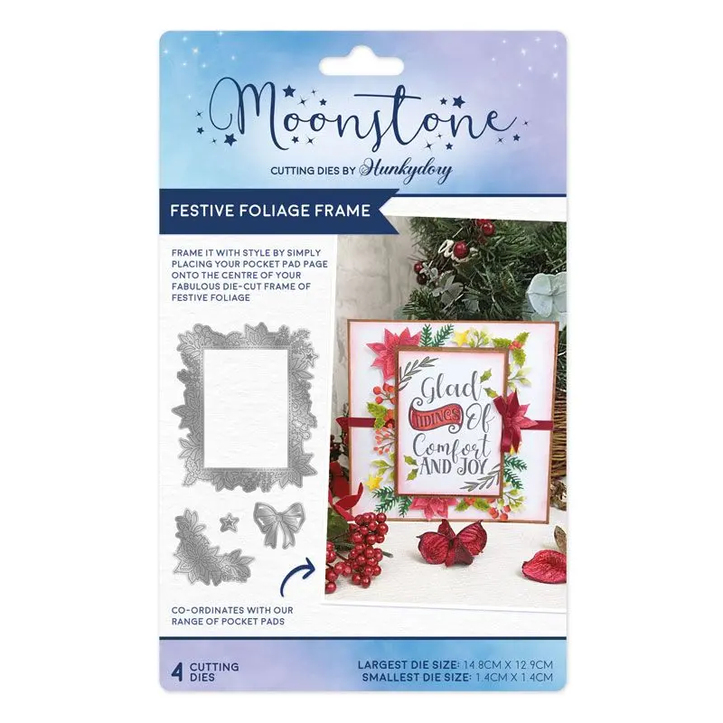 Moonstone Dies - Festive Foliage Frame 1