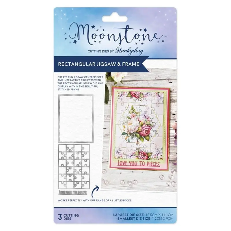 Moonstone Dies - Rectangular Jigsaw & Frame 1