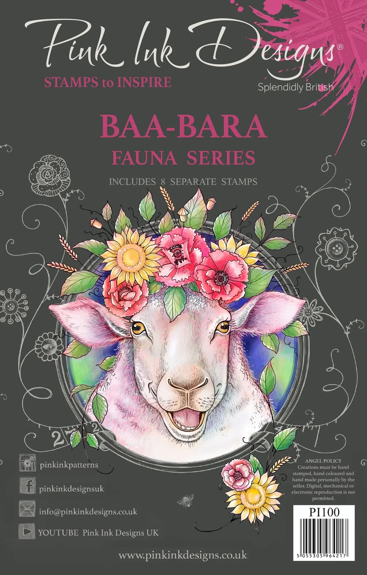 Baa-Bara A5 Clear Stamp Set 1