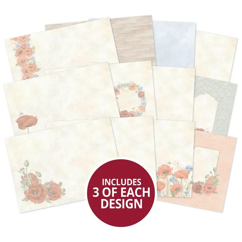 Perfect Poppies Luxury Card Inserts 1
