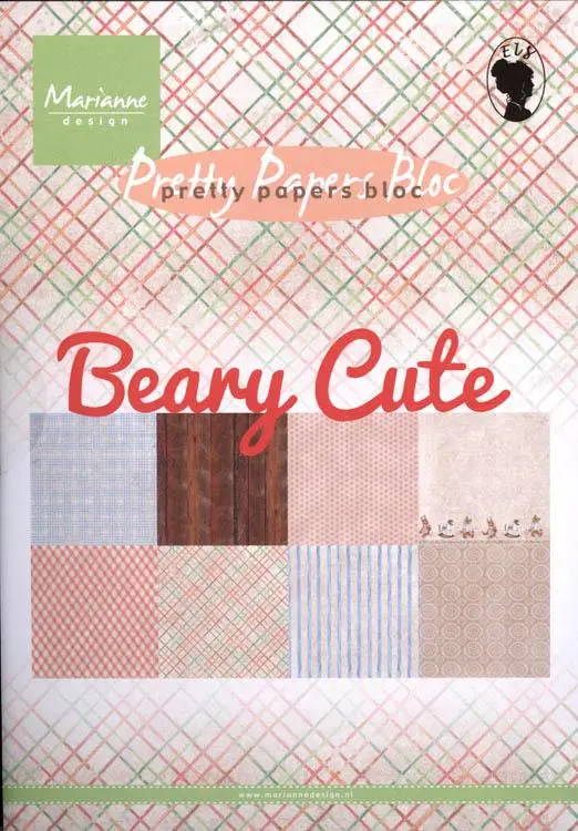 Marianne Design A5 Pretty Paper Bloc Beary Cute 1