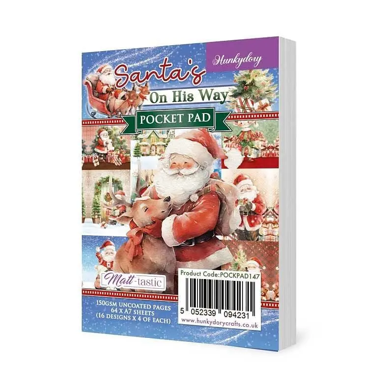 Santa's On His Way Pocket Pad 1