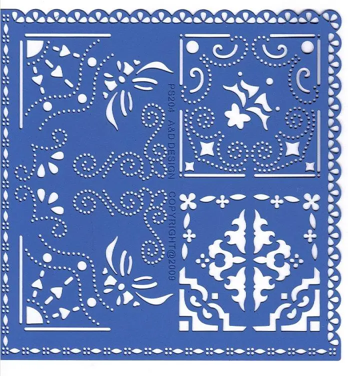 Parchment Craft Perforating & Embossing Kit-Elegant Corners 1
