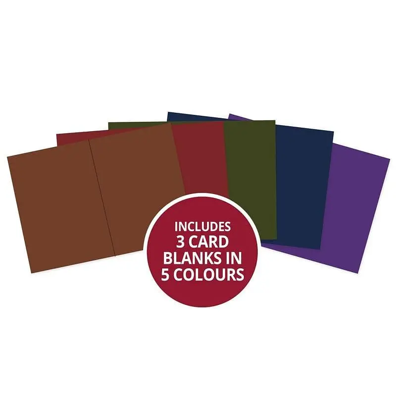 Adorable Scorable Pre-Scored Card Blanks - A5 Darks Selection 1