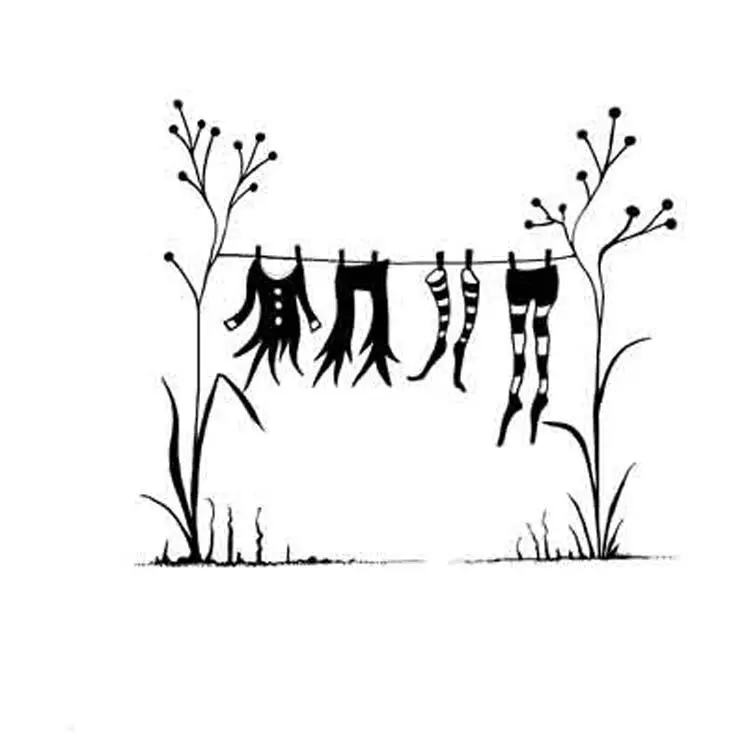 Lavinia Stamp - Fairy Washing Line 1