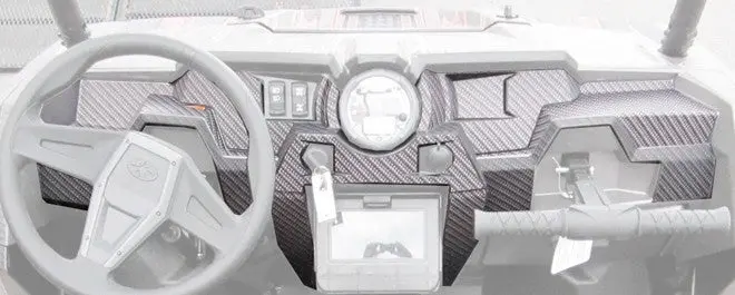 Polaris Rzr 1000Xp - Carbon Fiber Dash Graphics 1