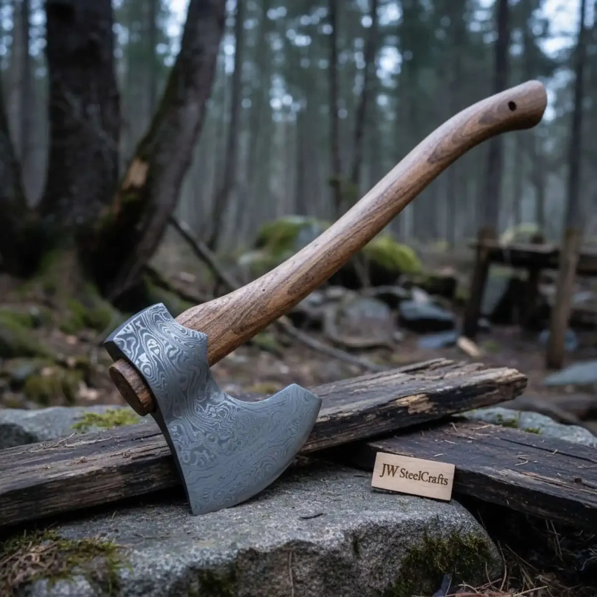 Scandinavian Bushcraft Forest Axe For Chopping, Splitting & Trail Work 1