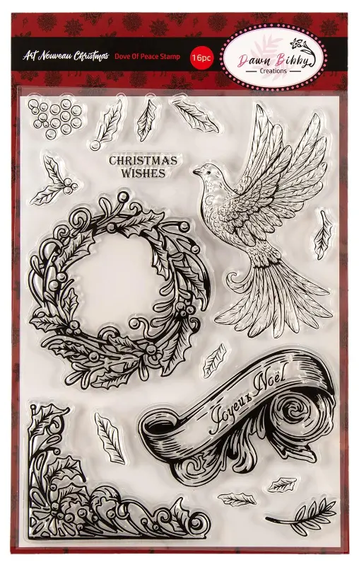 Art Nouveau. Dove Of Peace Stamp 1