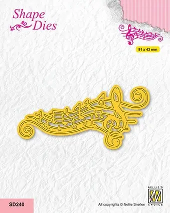 Nellie's Choice Shape Dies - Musical Notes 1