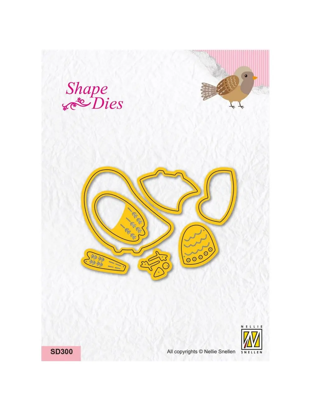 Nellie's Choice - Cutting Die Bird 1